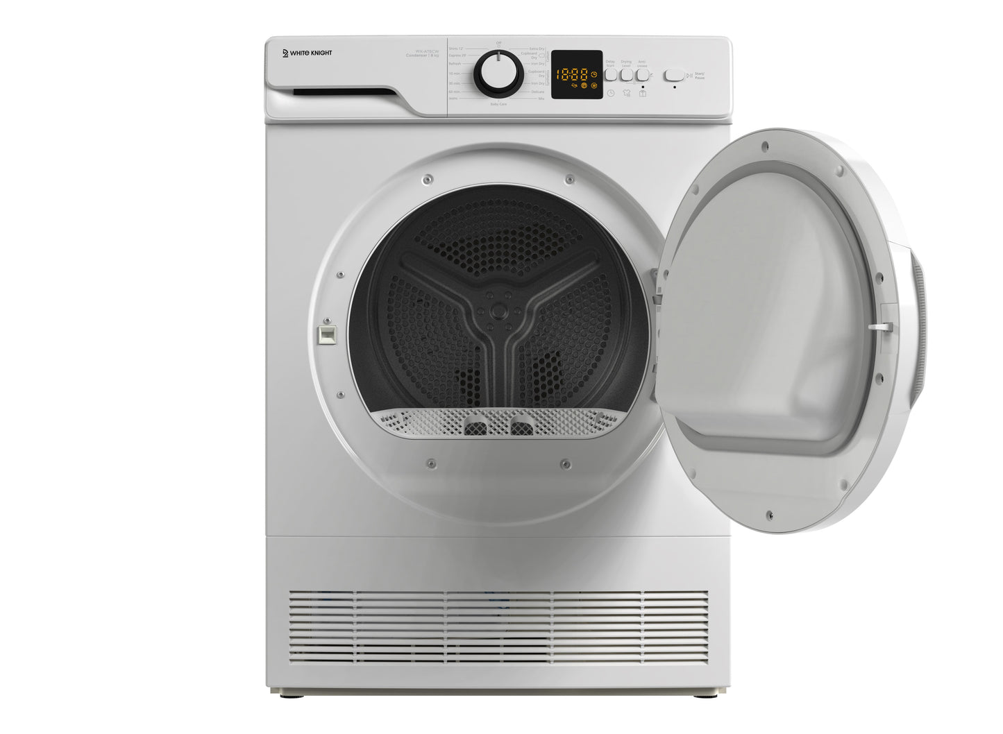 White Knight AT8CW WHITE 8KG CONDENSER TUMBLE DRYER