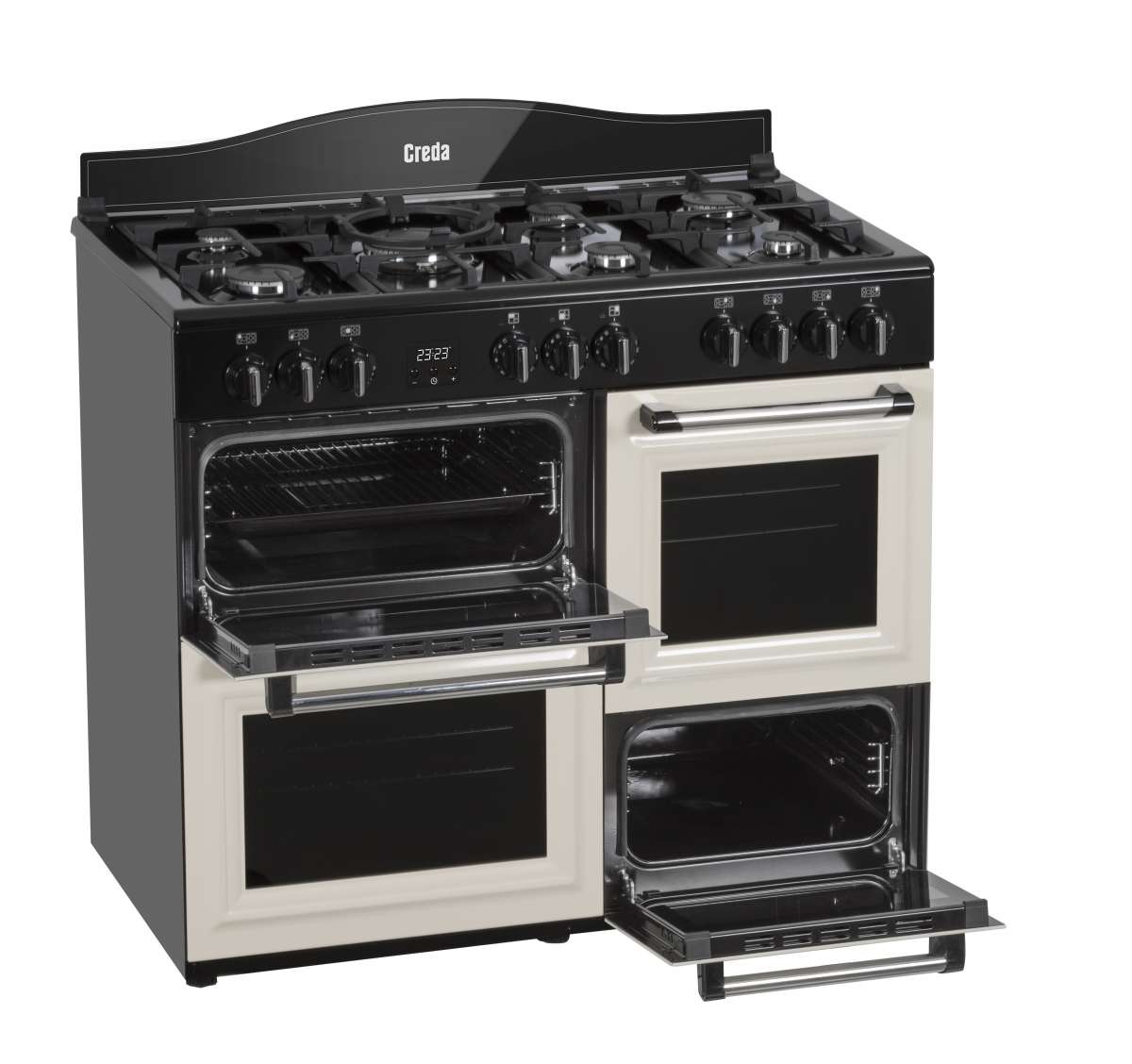 Creda C100RCDFTCRM CREAM 100CM DUAL FUEL RANGE COOKER
