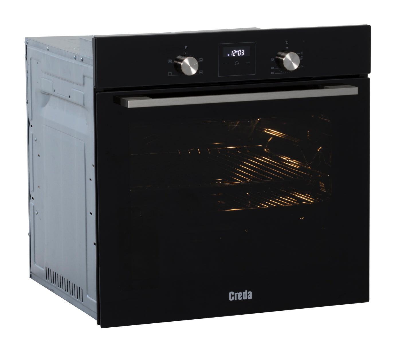 Creda C60BIFBL BLACK BUILT IN ELECTRIC SINGLE OVEN
