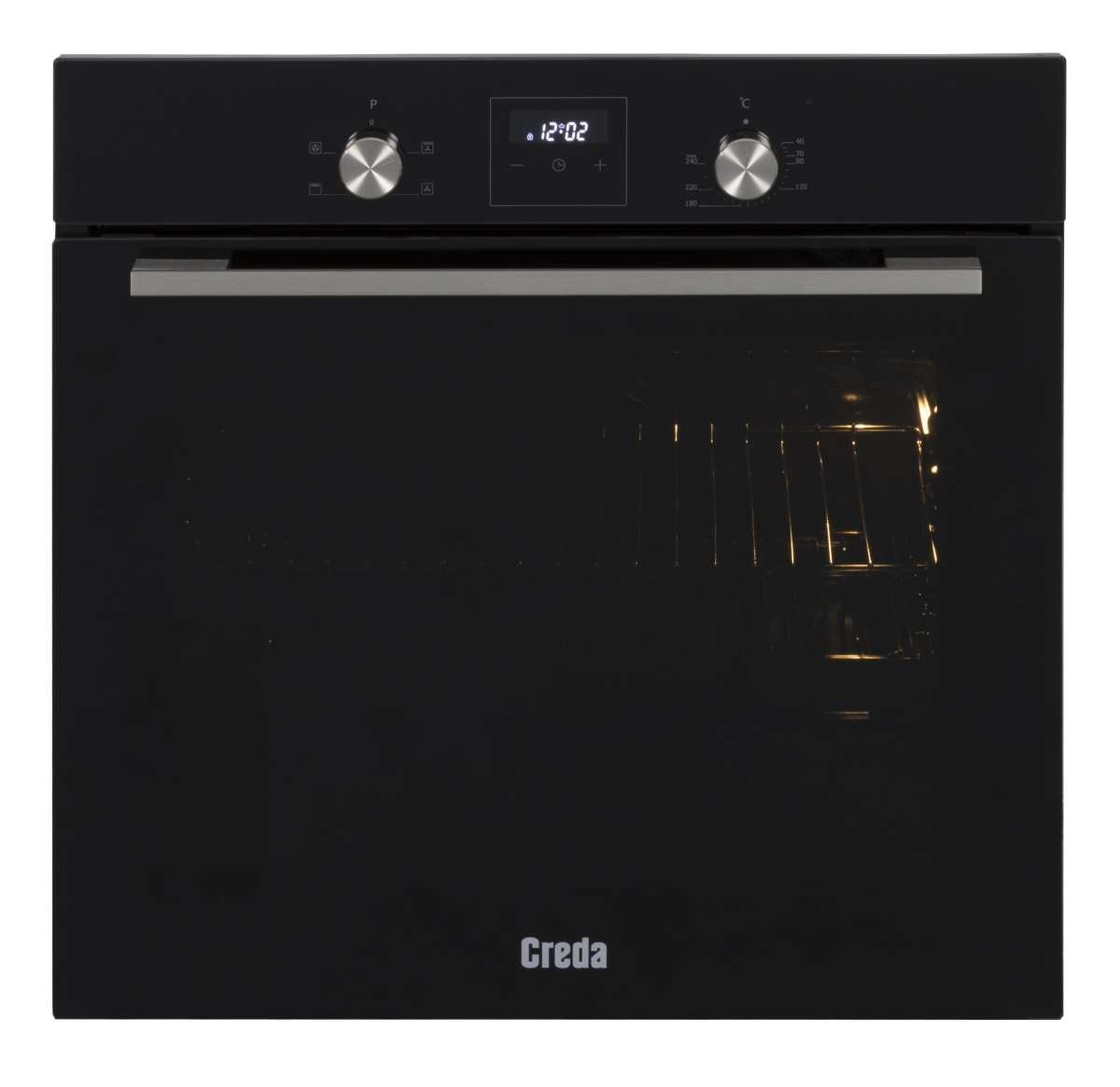 Creda C60BIFBL BLACK BUILT IN ELECTRIC SINGLE OVEN