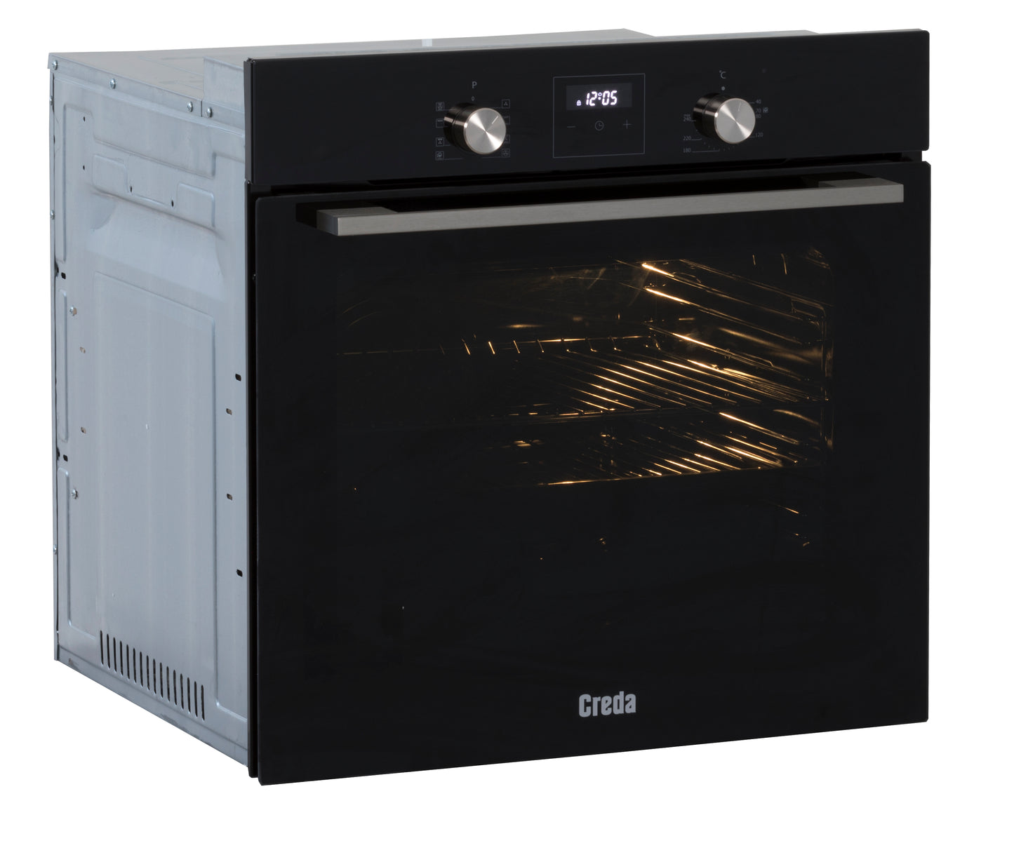 Creda C60BIMFBL BLACK SINGLE MULTIFUCTION OVEN