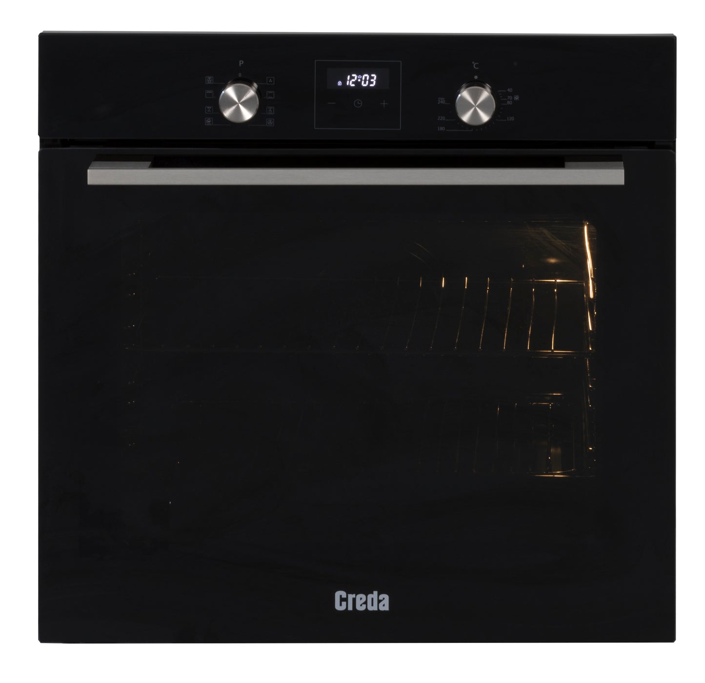 Creda C60BIMFBL BLACK SINGLE MULTIFUCTION OVEN