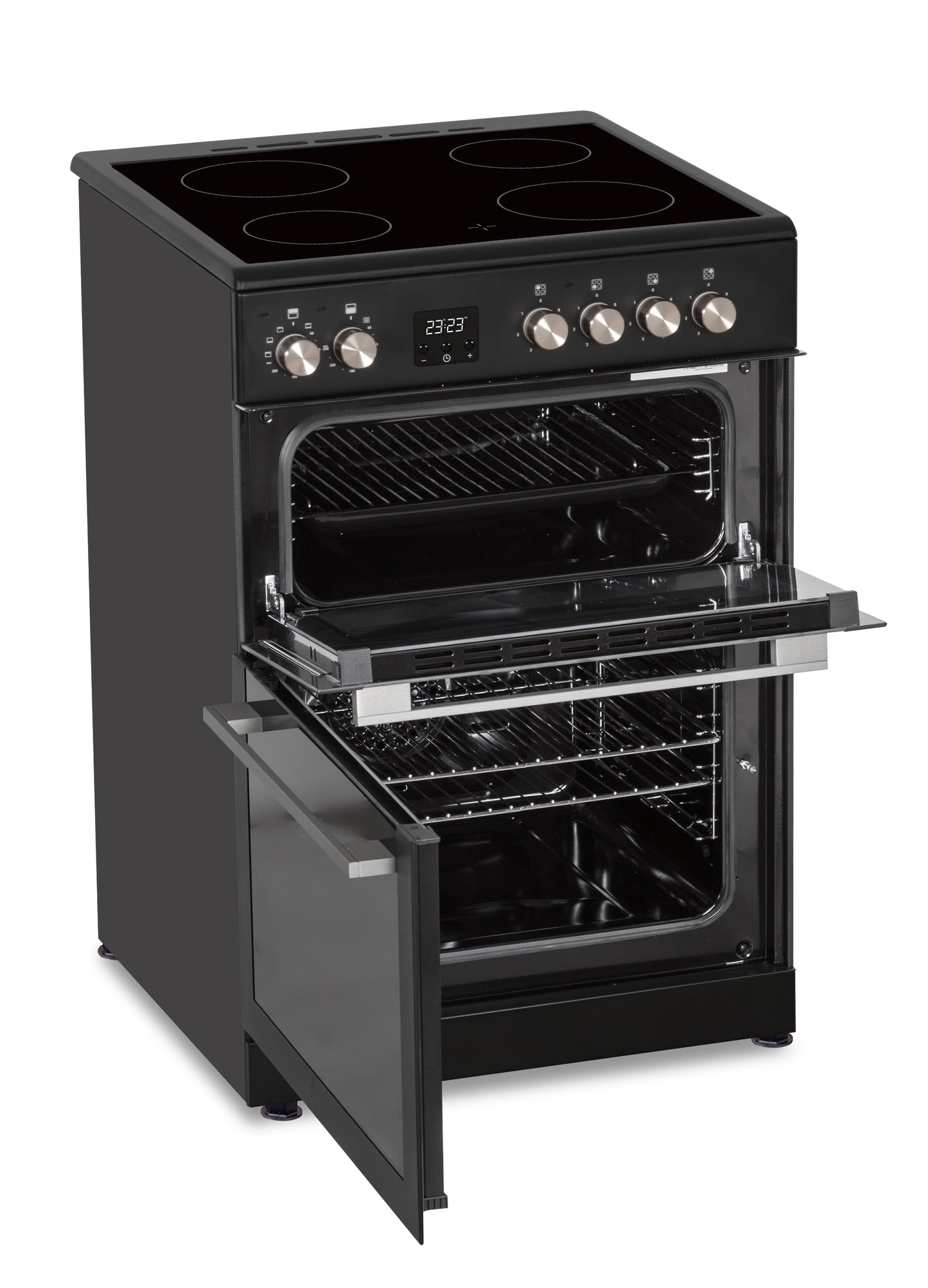 Creda C60CDOA ANTHRACITE 60CM CERAMIC COOKER WITH DOUBLE OVEN