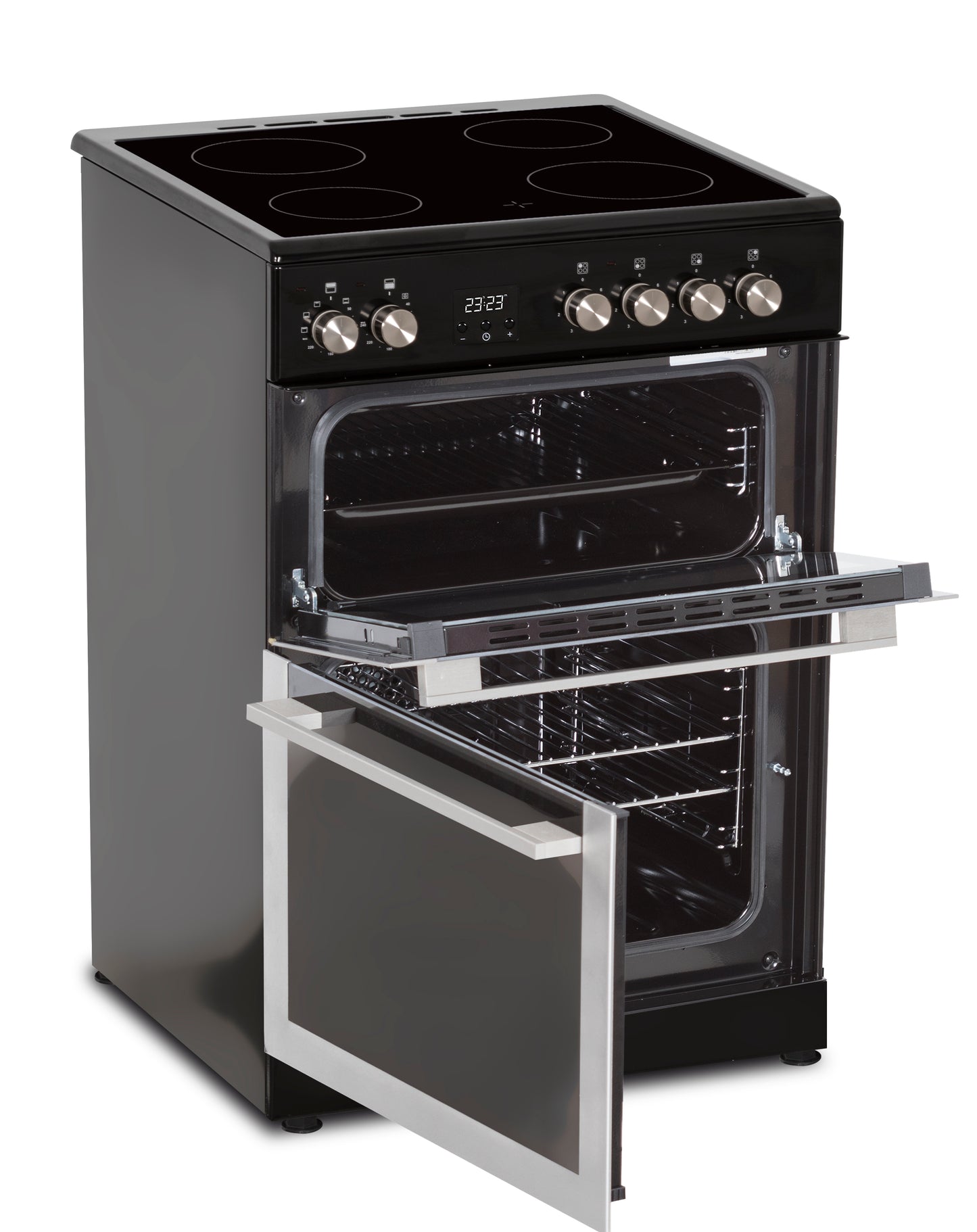 Creda C60CDOX STAINLESS STEEL 60CM CERAMIC COOKER WITH DOUBLE OVEN