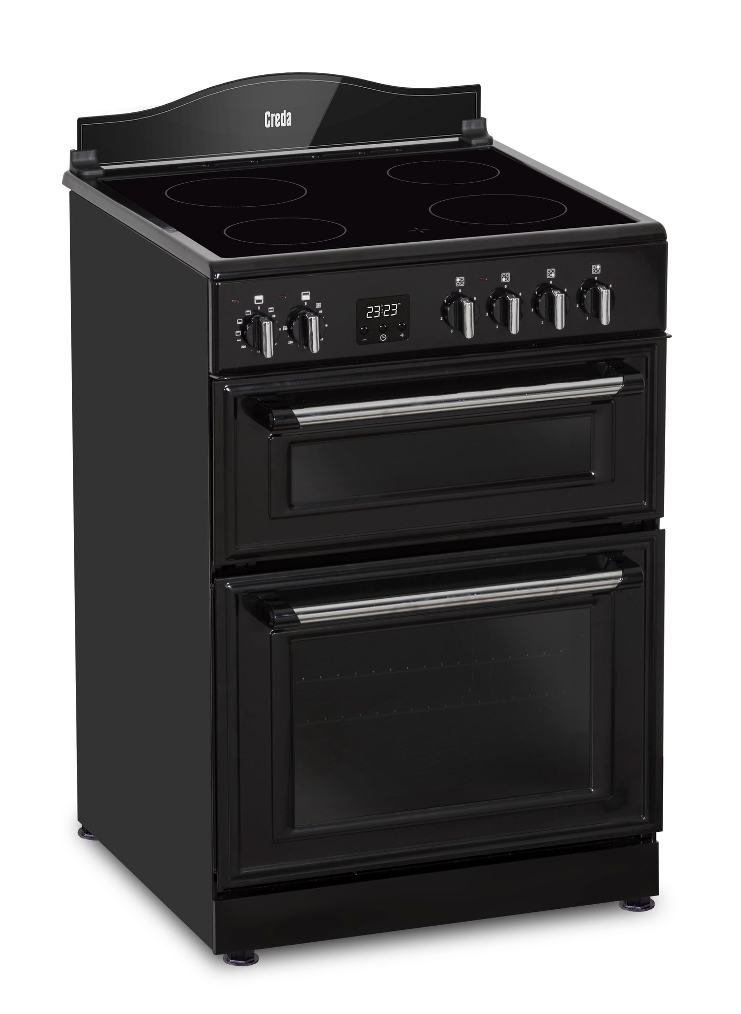 Creda C60CMRBL BLACK 60CM CERAMIC MINI RANGE COOKER