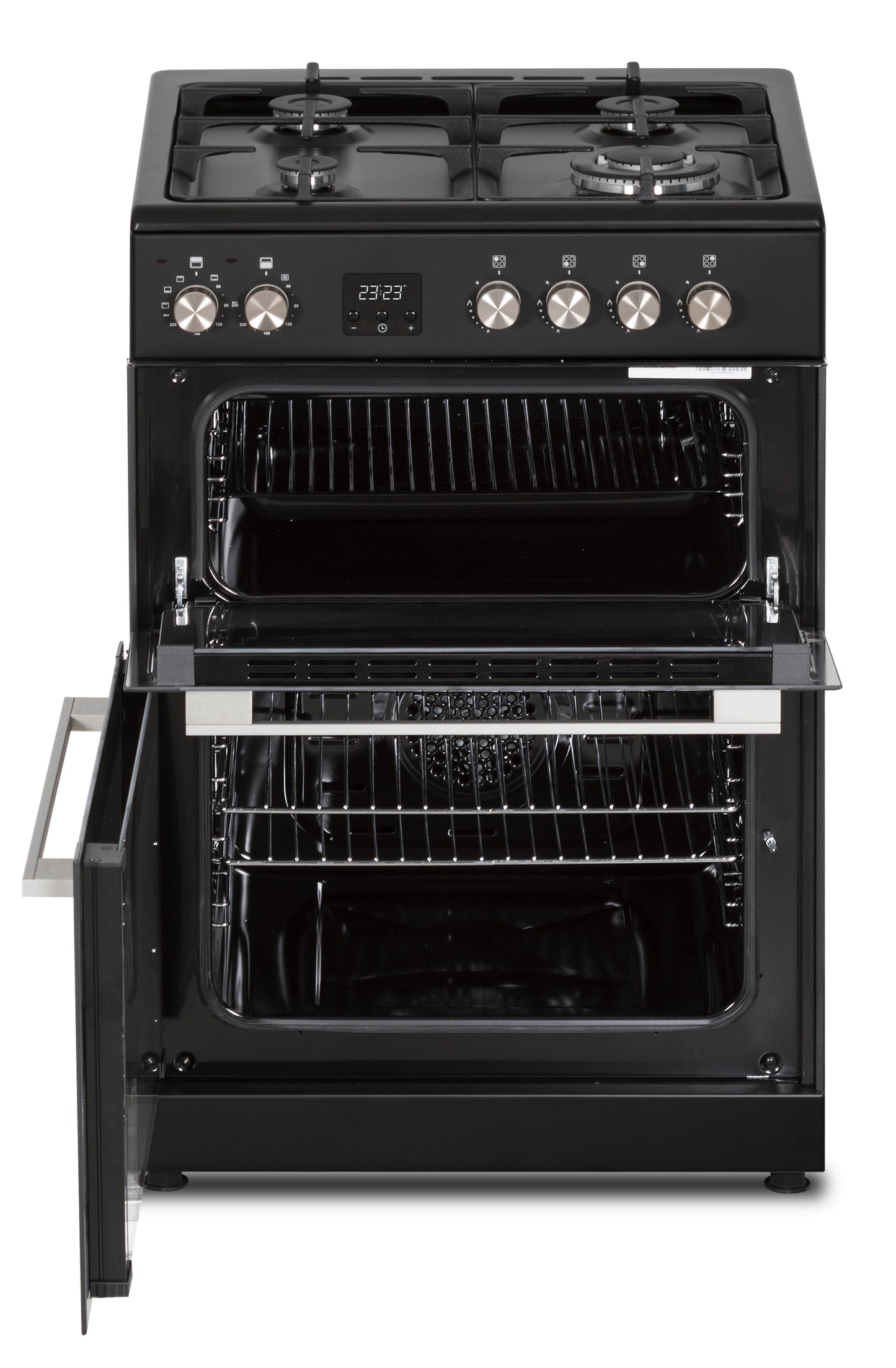 Creda C60DFDOA ANTHRACITE 60CM DUAL FUEL COOKER WITH DOUBLE OVEN