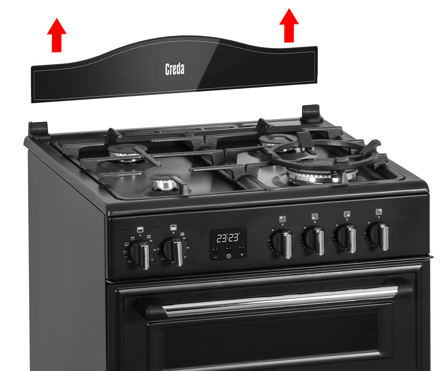 Creda C60DFMRA CREDA ANTHRACITE 60CM DUAL FUEL MINI RANGE COOKER