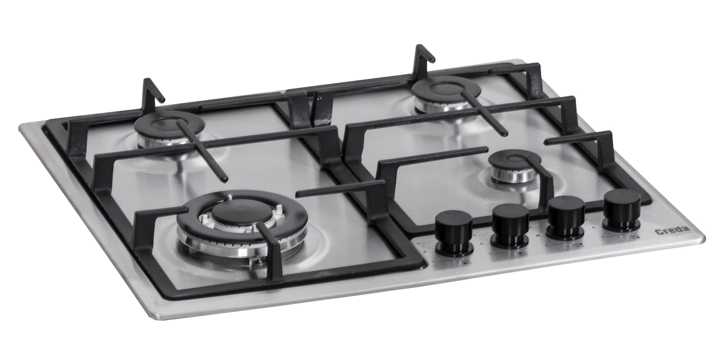 Creda C60GFCWX STAINLESS STEEL 60CM GAS HOB