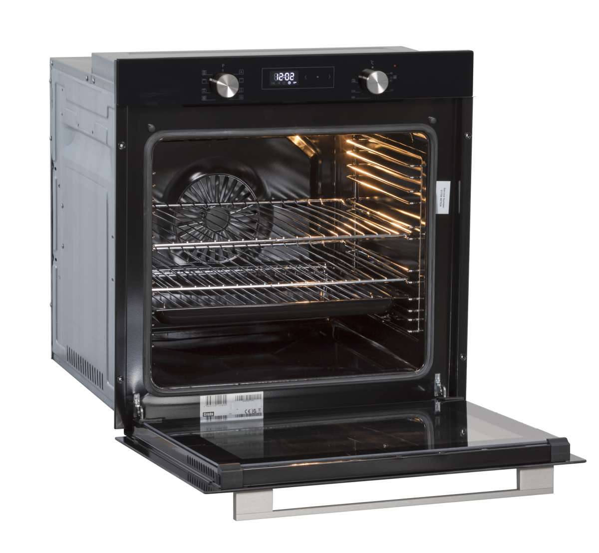 Creda C80BISMFBL BLACK SINGLE MULTI FUNCTION OVEN