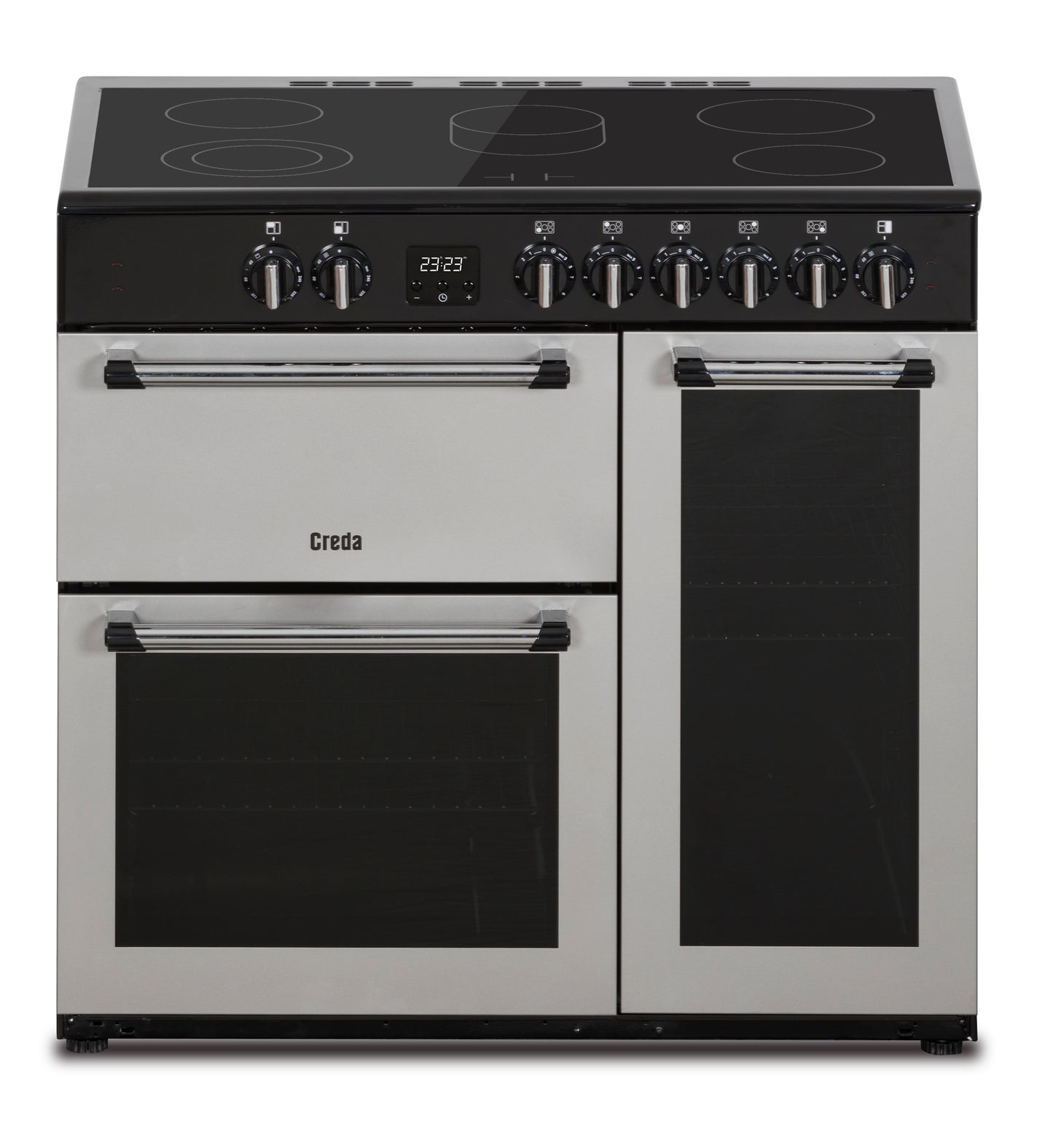Creda C90RCCCS SILVER 90CM CERAMIC RANGE COOKER