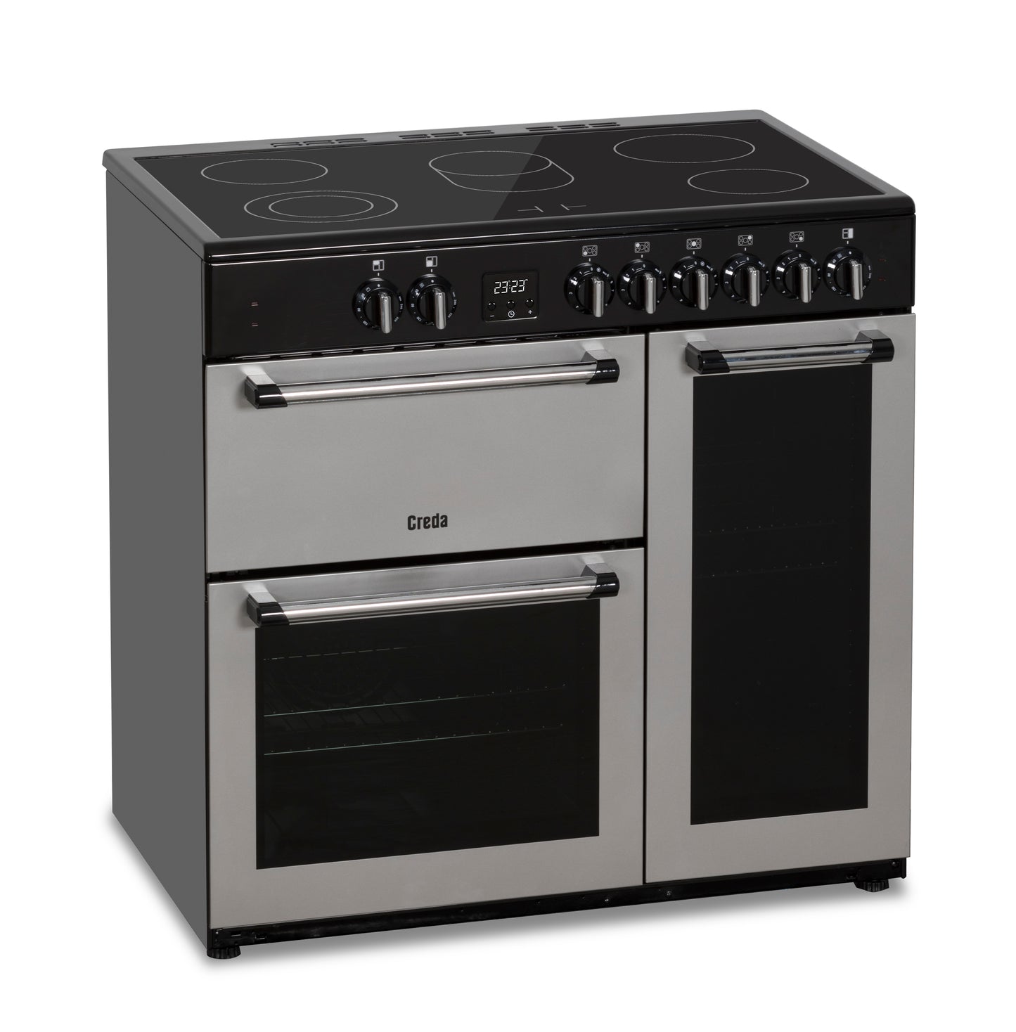 Creda C90RCCCS SILVER 90CM CERAMIC RANGE COOKER