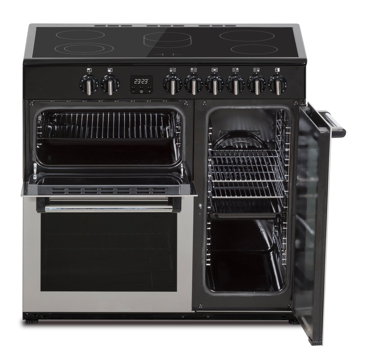 Creda C90RCCCS SILVER 90CM CERAMIC RANGE COOKER
