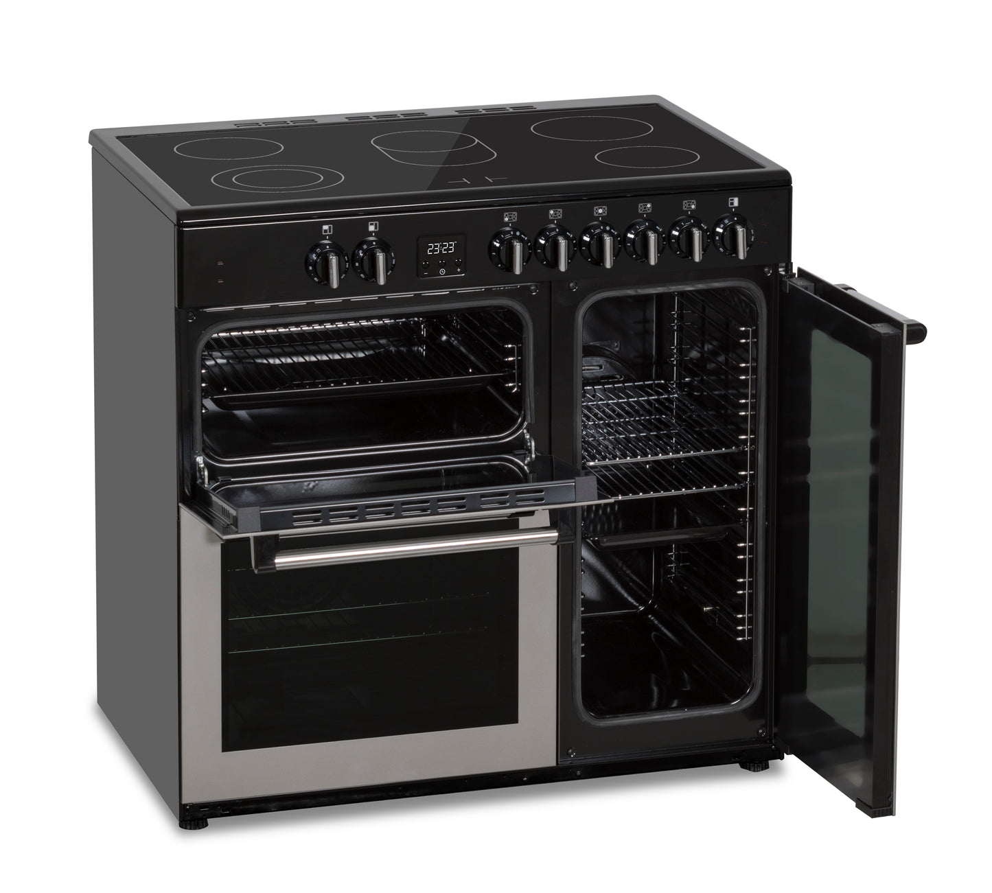 Creda C90RCCCS SILVER 90CM CERAMIC RANGE COOKER