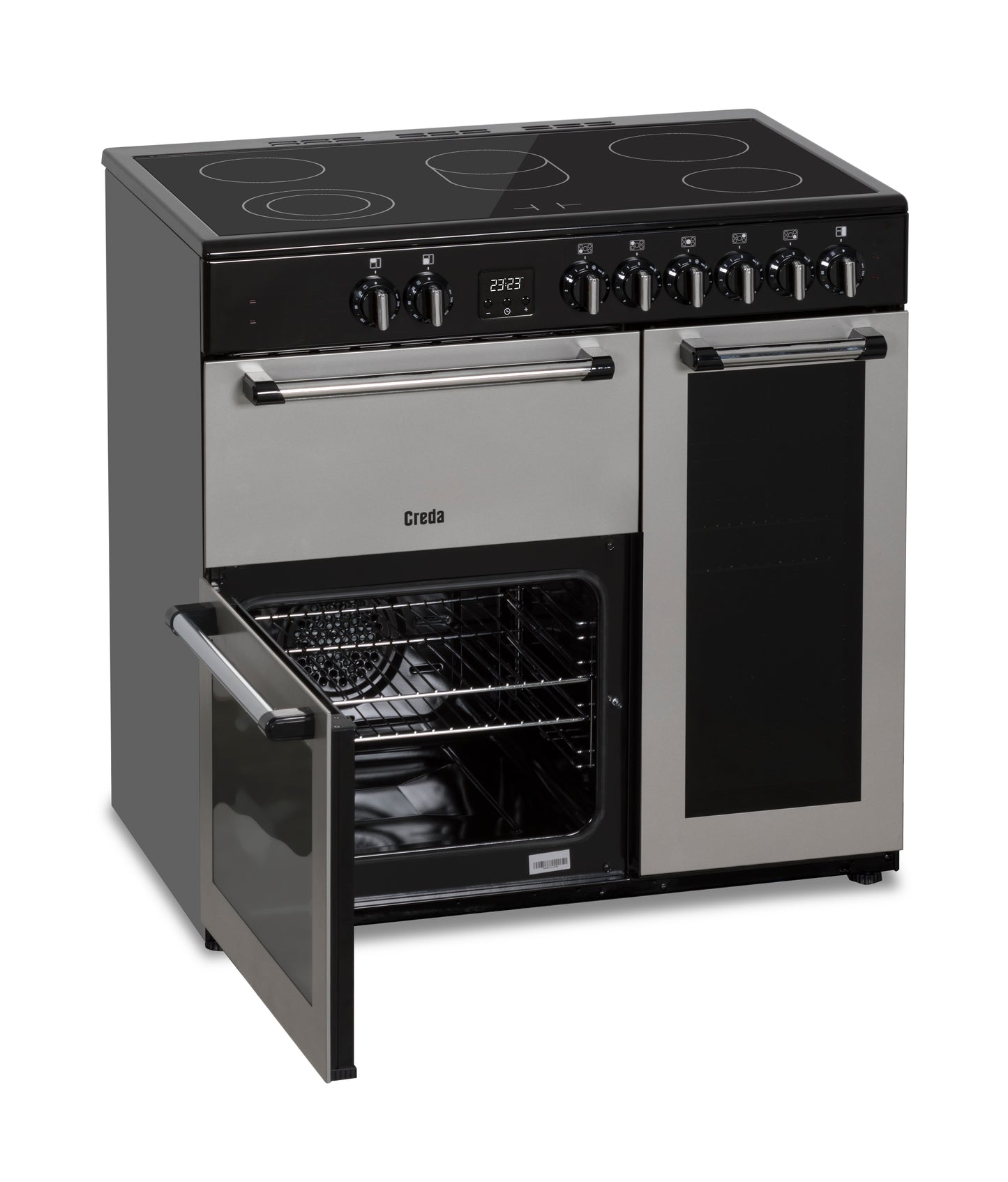 Creda C90RCCCS SILVER 90CM CERAMIC RANGE COOKER
