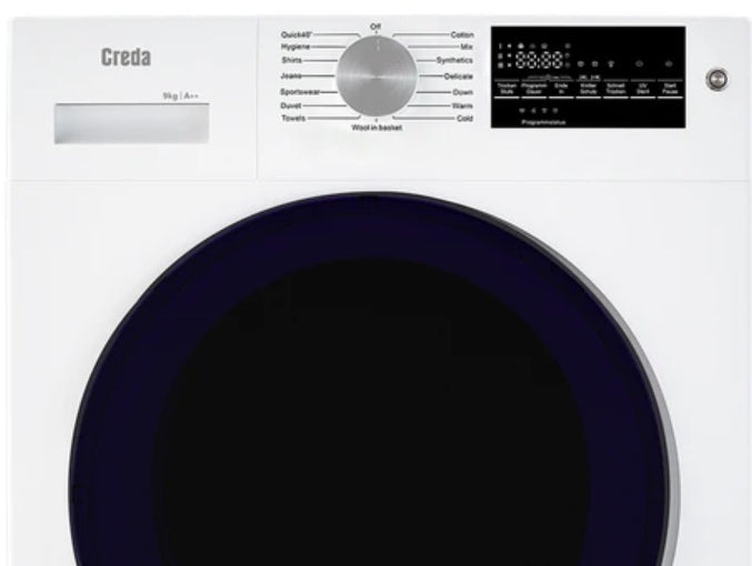 Creda CRDHP9W WHITE 9KG HEAT PUMP TUMBLE DRYER