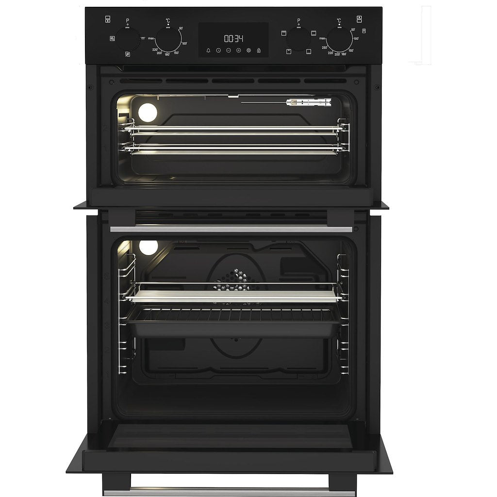 Hotpoint DIH10DB BLACK BUILT IN DOUBLE OVEN