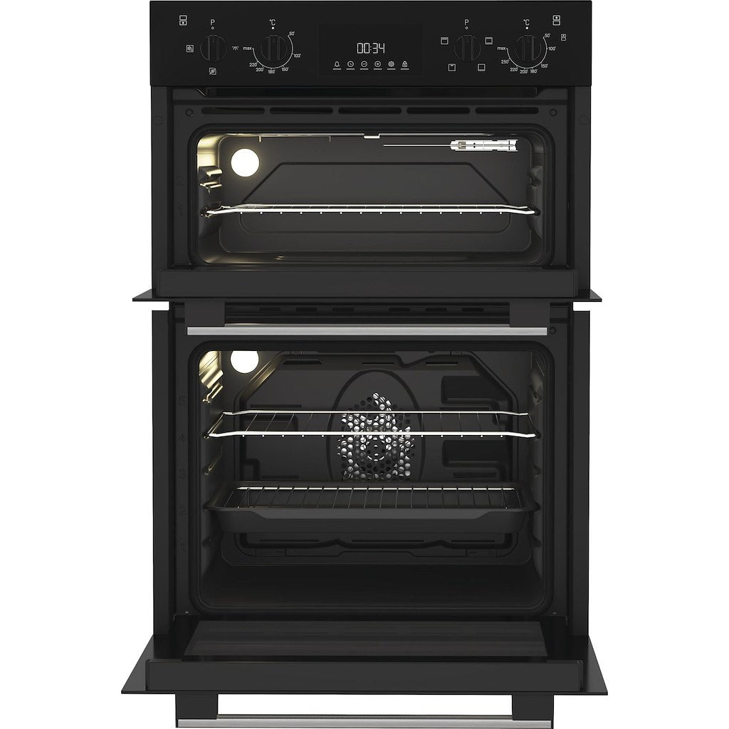 Indesit DII10DB BLACK BUILT IN DOUBLE OVEN