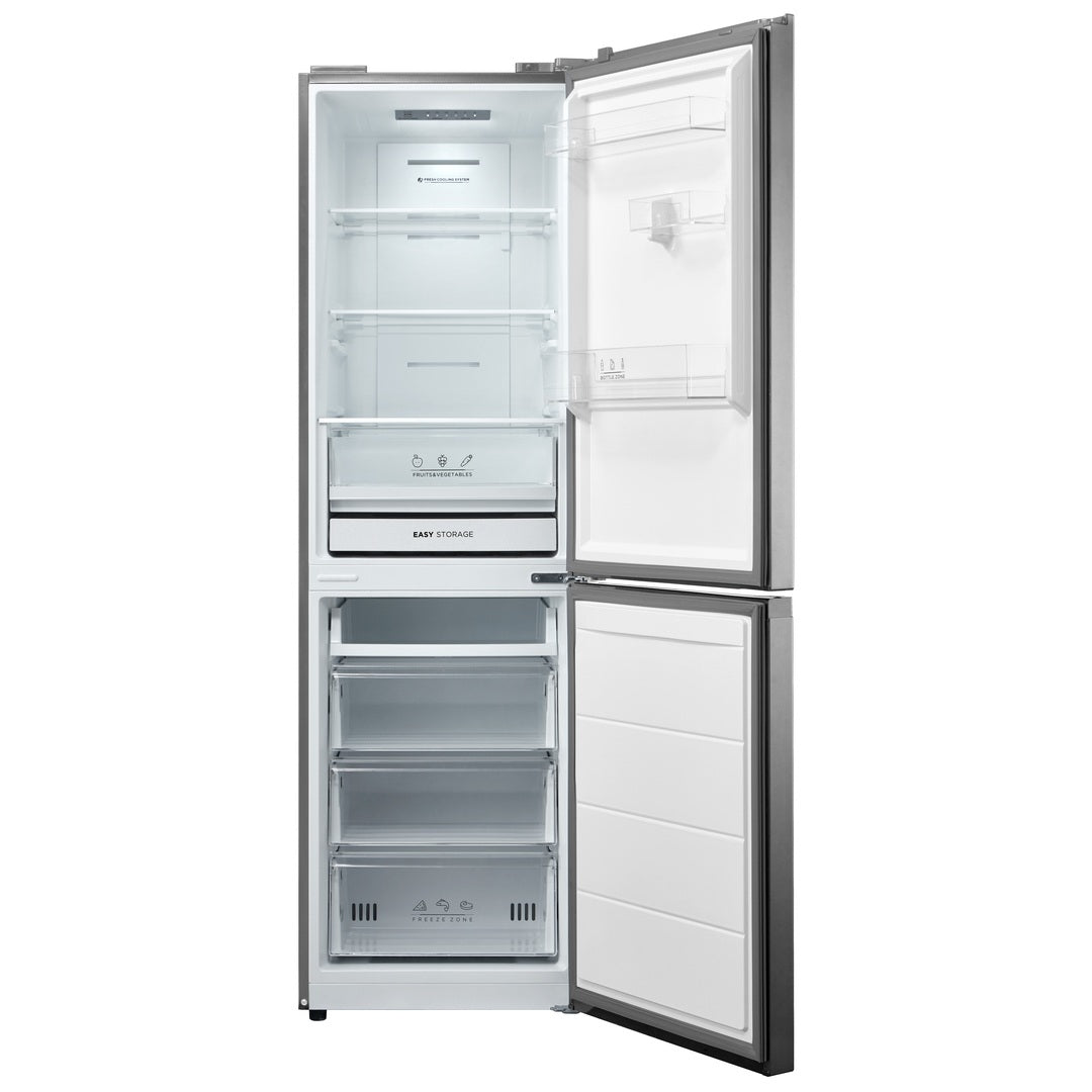 Midea MDRB379FGD02 MIDEA SILVER FROST FREE FRIDGE FREEZER