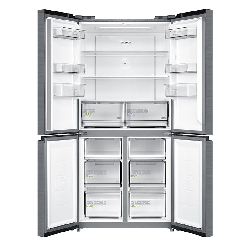 Midea MDRF632FIE46 MIDEA INOX MULTI DOOR FRIDGE FREEZER