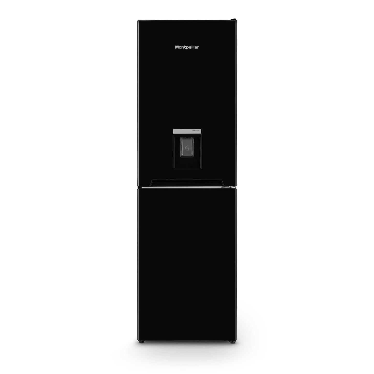 Montpellier MLF1770EKWD BLACK LOW FROST FRIDGE FREEZER WITH WATER DISPENSER