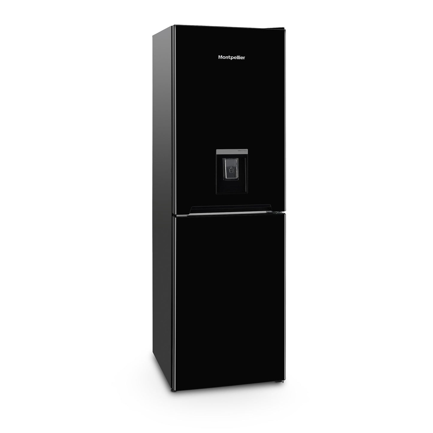 Montpellier MLF1770EKWD BLACK LOW FROST FRIDGE FREEZER WITH WATER DISPENSER