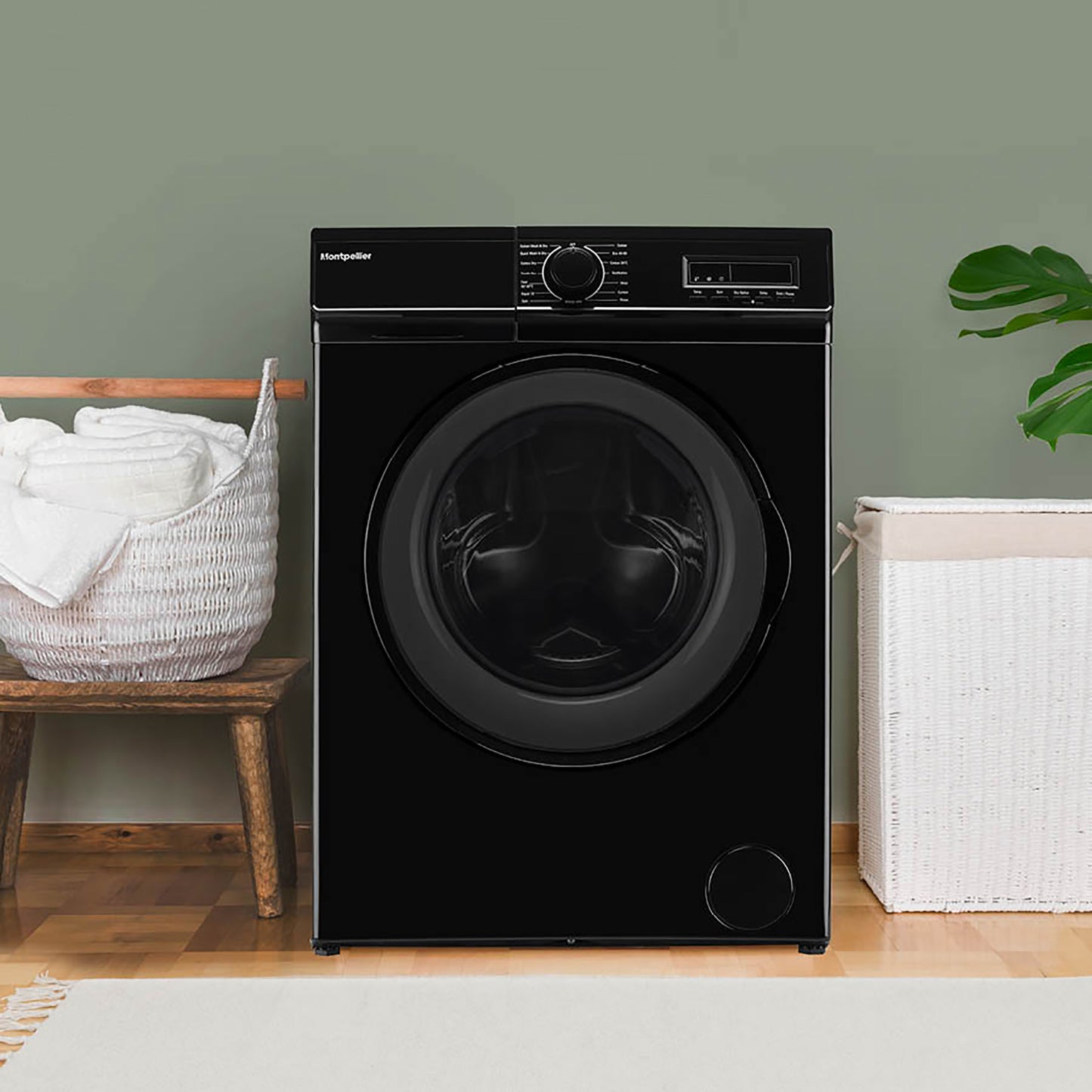Montpellier MWD7515K BLACK 7KG/5KG 1200RPM WASHER DRYER