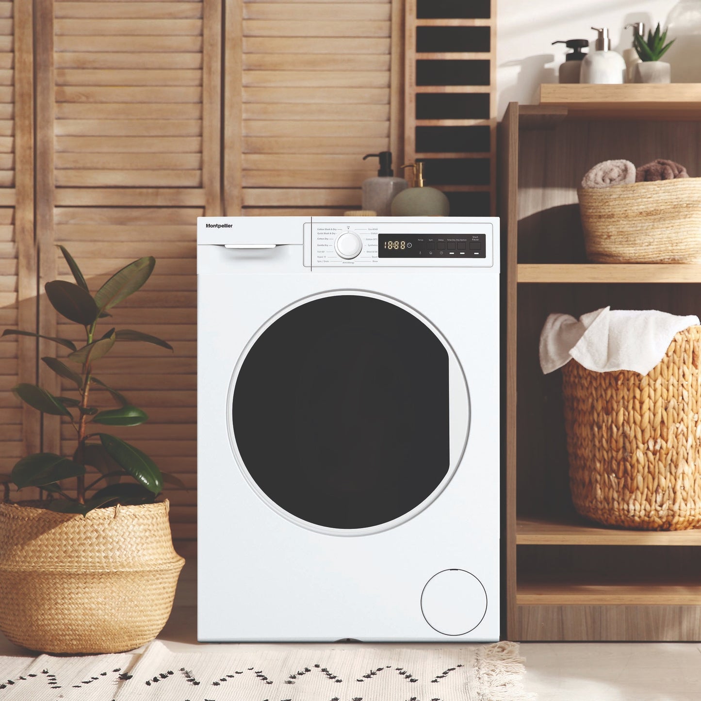 Montpellier MWD8514W WHITE 8KG/5KG 1400RPM WASHER DRYER