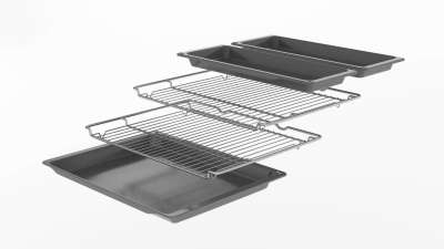 Bosch NBS533BS0B STAINLESS STEEL SERIES 4 BUILT UNDER DOUBLE OVEN