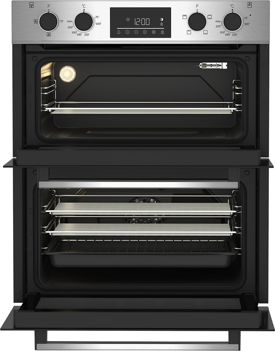 Beko BBTF26300X STAINLESS STEEL BUILT UNDER DOUBLE FAN OVEN