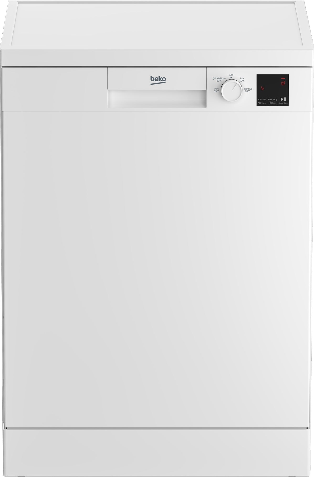 Beko DVN04X20W WHITE 60CM FREESTANDING DISHWASHER