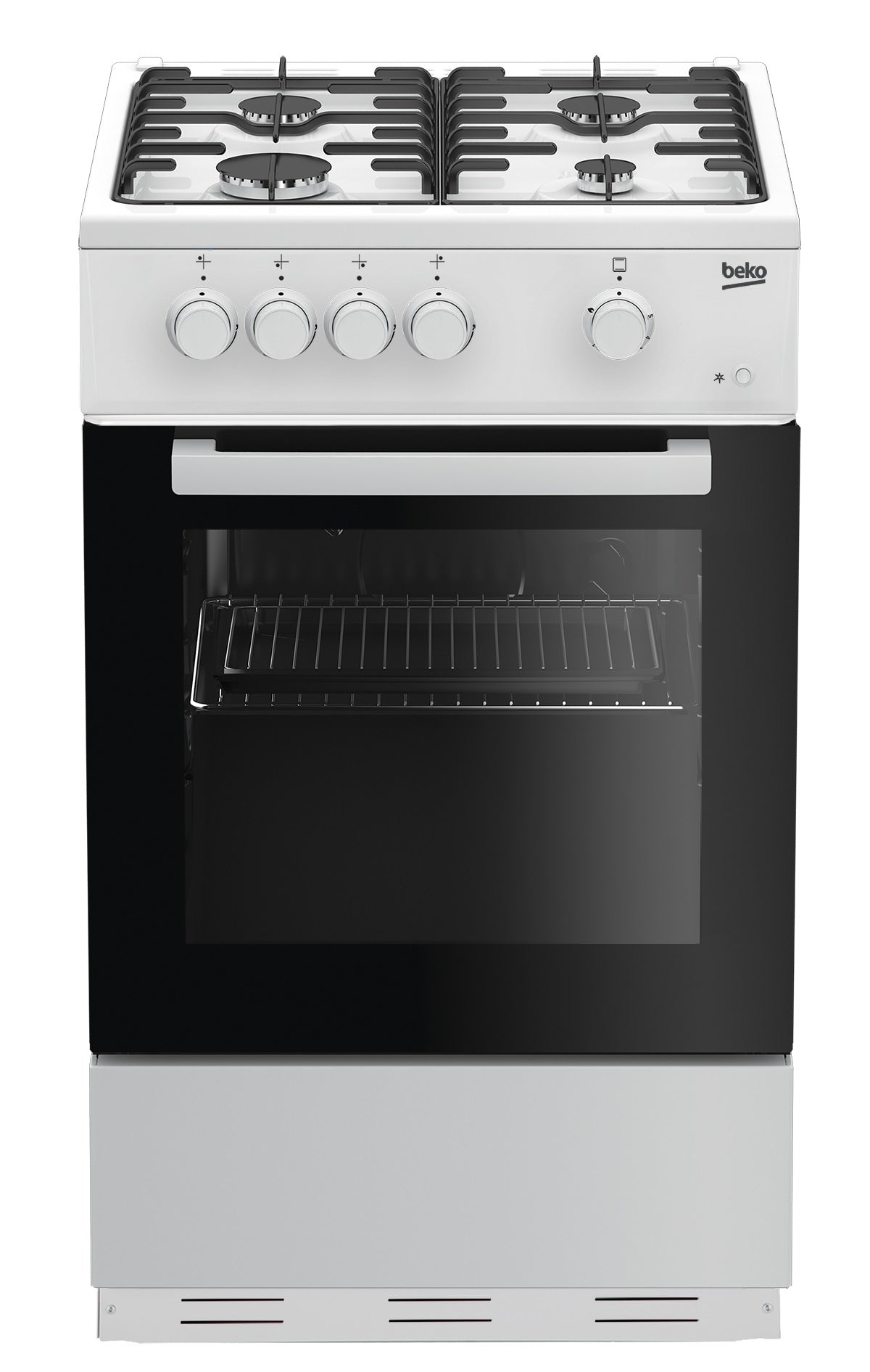 Beko KSG580W WHITE SINGLE CAVITY 50CM GAS COOKER