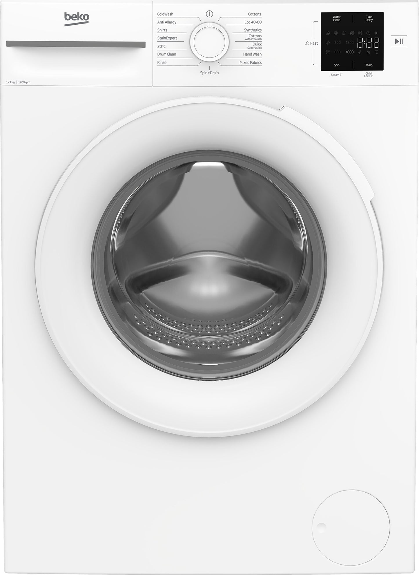 Beko BM1WT3721W BEKO WHITE 7KG 1200RPM WASHING MACHINE