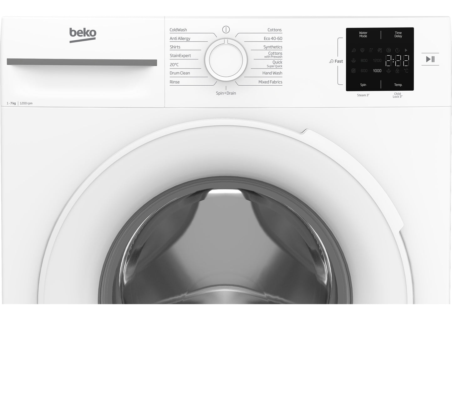 Beko BM1WT3721W BEKO WHITE 7KG 1200RPM WASHING MACHINE