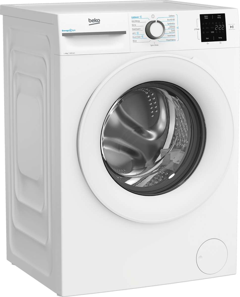 Beko BM3WT3841W 8KG 1400RPM WASHING MACHINE WITH ENERGYSPIN