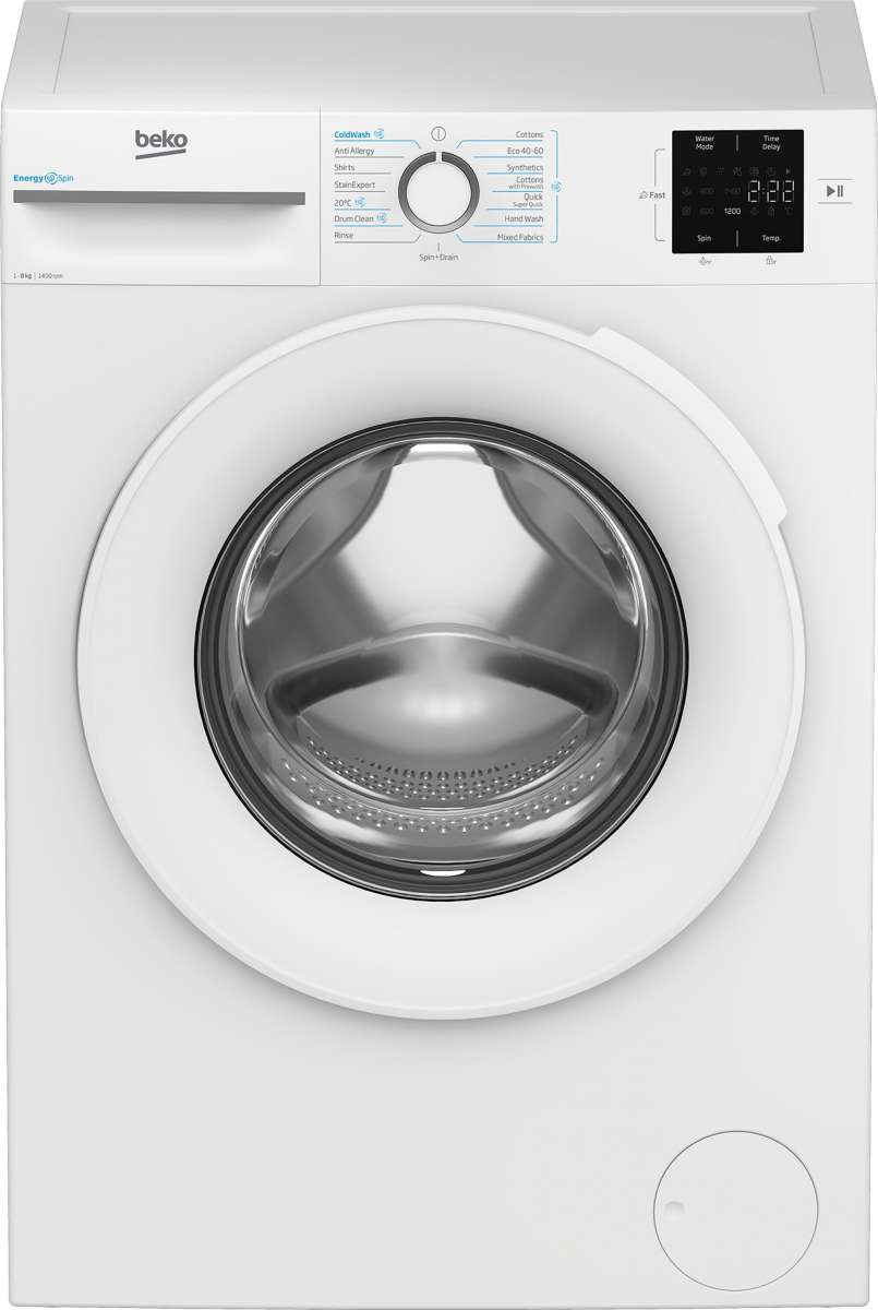 Beko BM3WT3841W 8KG 1400RPM WASHING MACHINE WITH ENERGYSPIN
