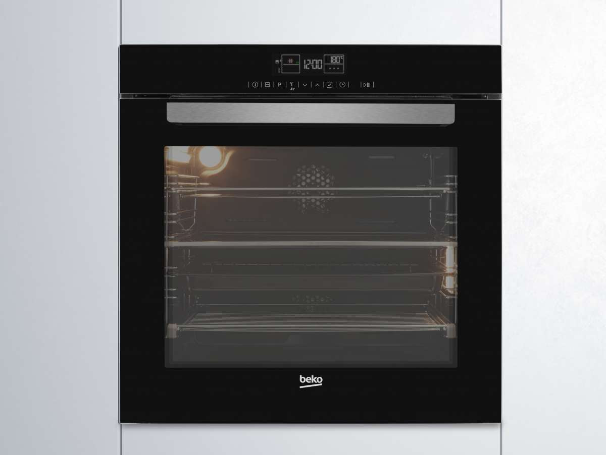 Beko BVM34400BC BLACK SINGLE MULTIFUNCTION OVEN WITH SPLIT&COOK