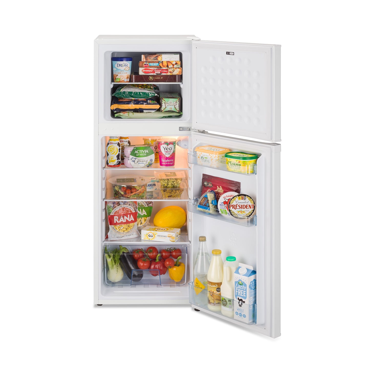 IceKing FF139EW WHITE TOP MOUNT FRIDGE FREEZER