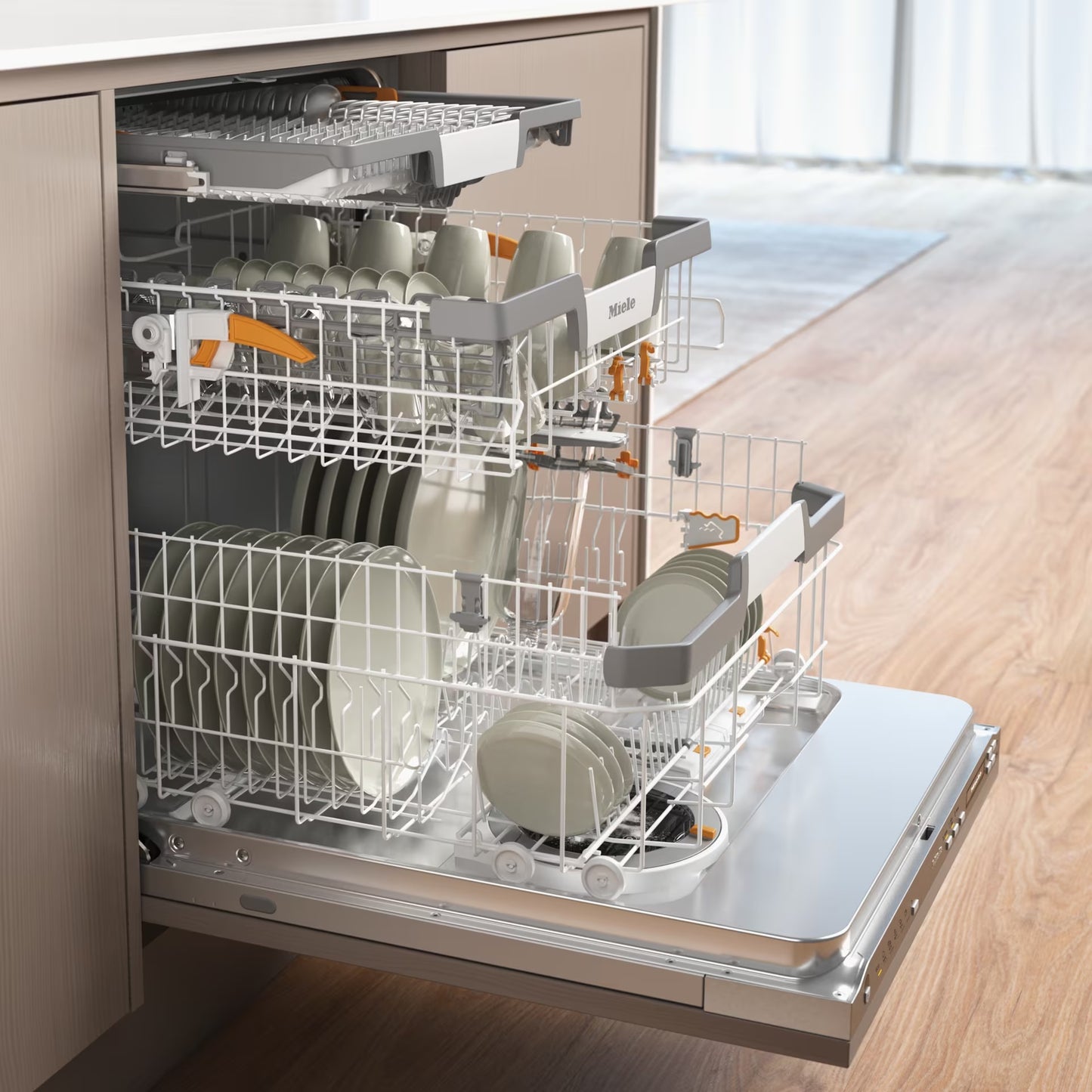 Miele G7191SCVI FULLY INTEGRATED DISHWASHER WITH AUTODOS WITH INTEGRATED POWERDISK