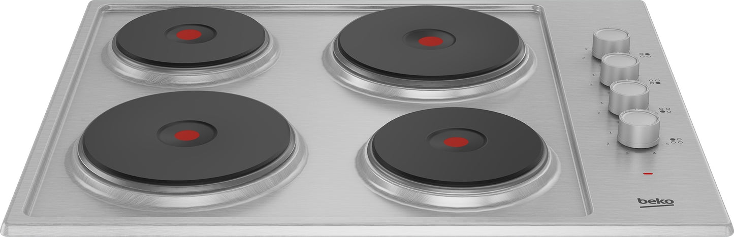 Beko HIBE64101X STAINLESS STEEL 60CM SEALED PLATE HOB