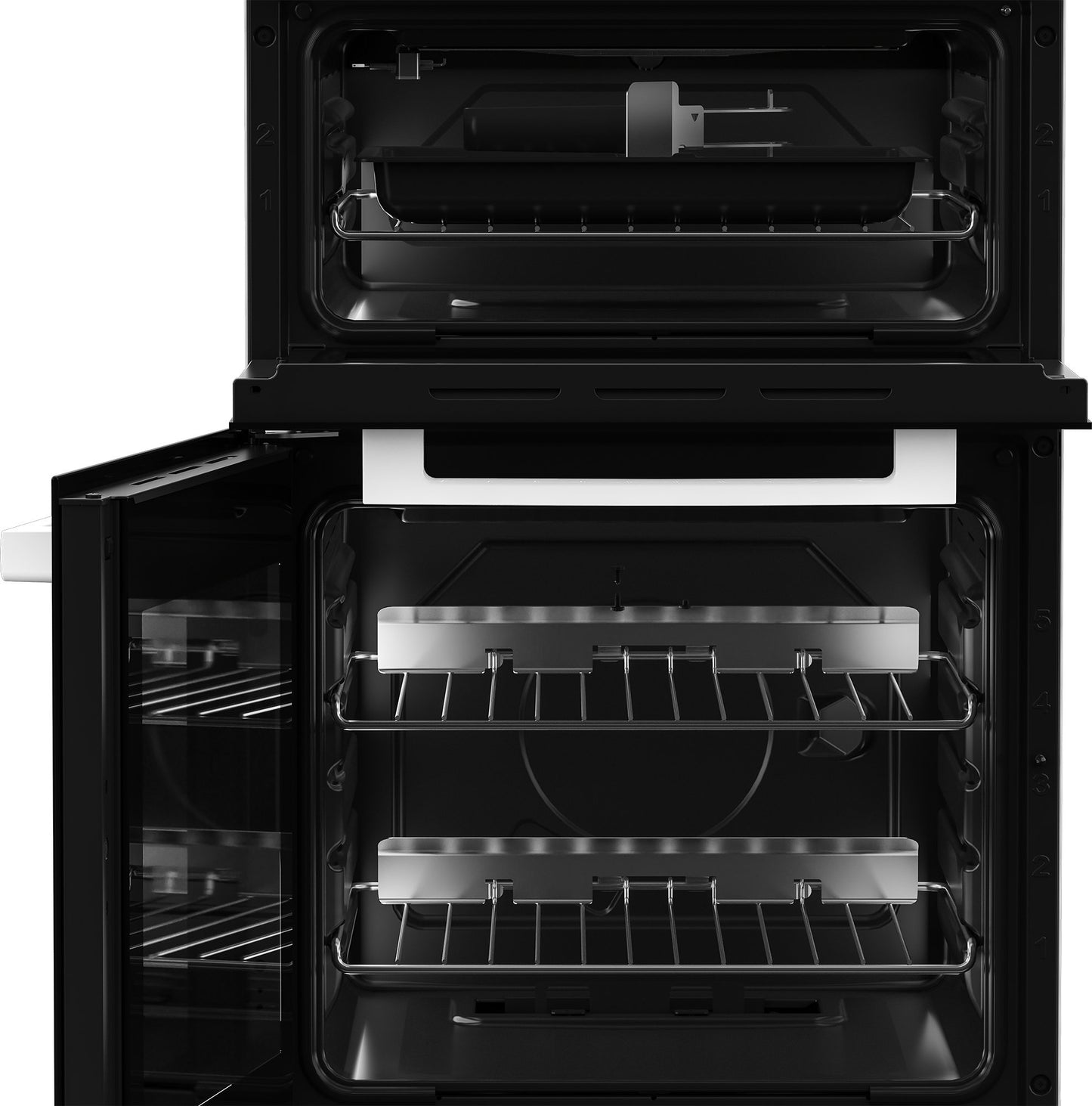 Beko KDG580W WHITE TWIN CAVITY 50CM GAS COOKER