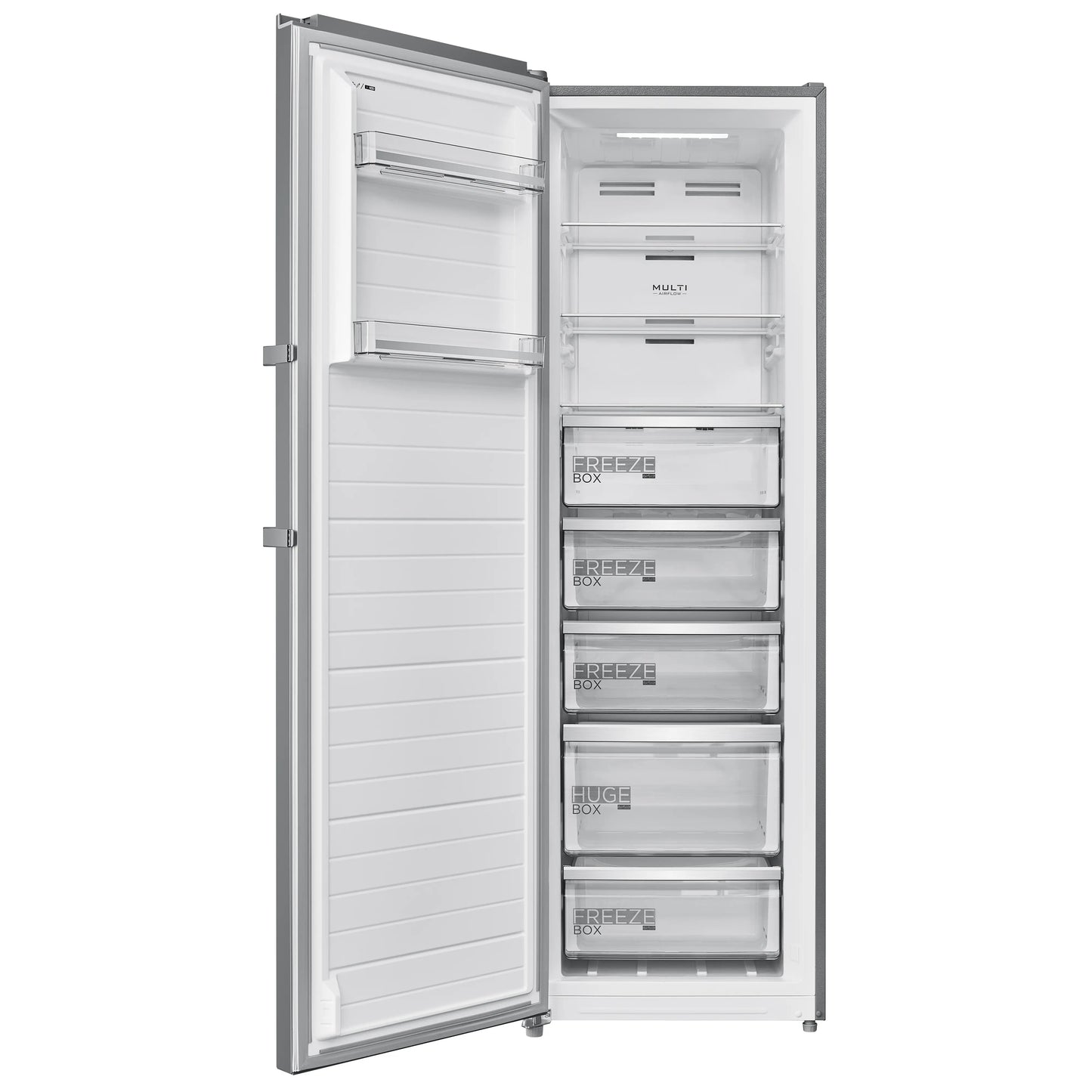 Midea MDRU385MTE46S INOX 185CM TALL TOTAL NO FROST FREEZER