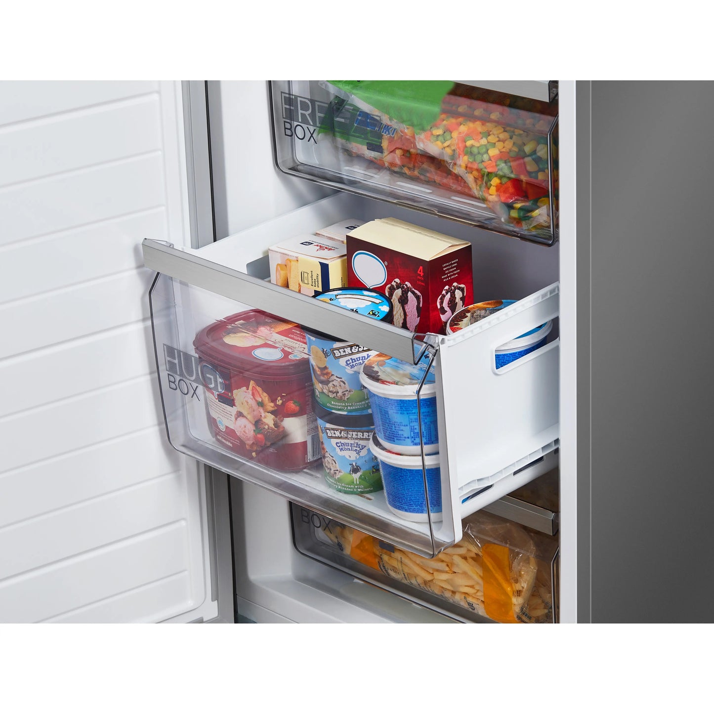 Midea MDRU385MTE46S INOX 185CM TALL TOTAL NO FROST FREEZER