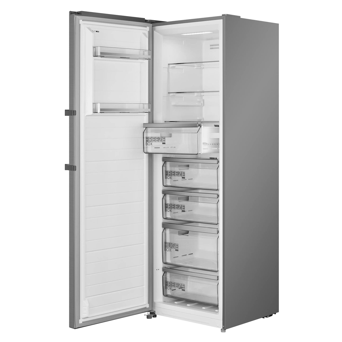 Midea MDRU385MTE46S INOX 185CM TALL TOTAL NO FROST FREEZER