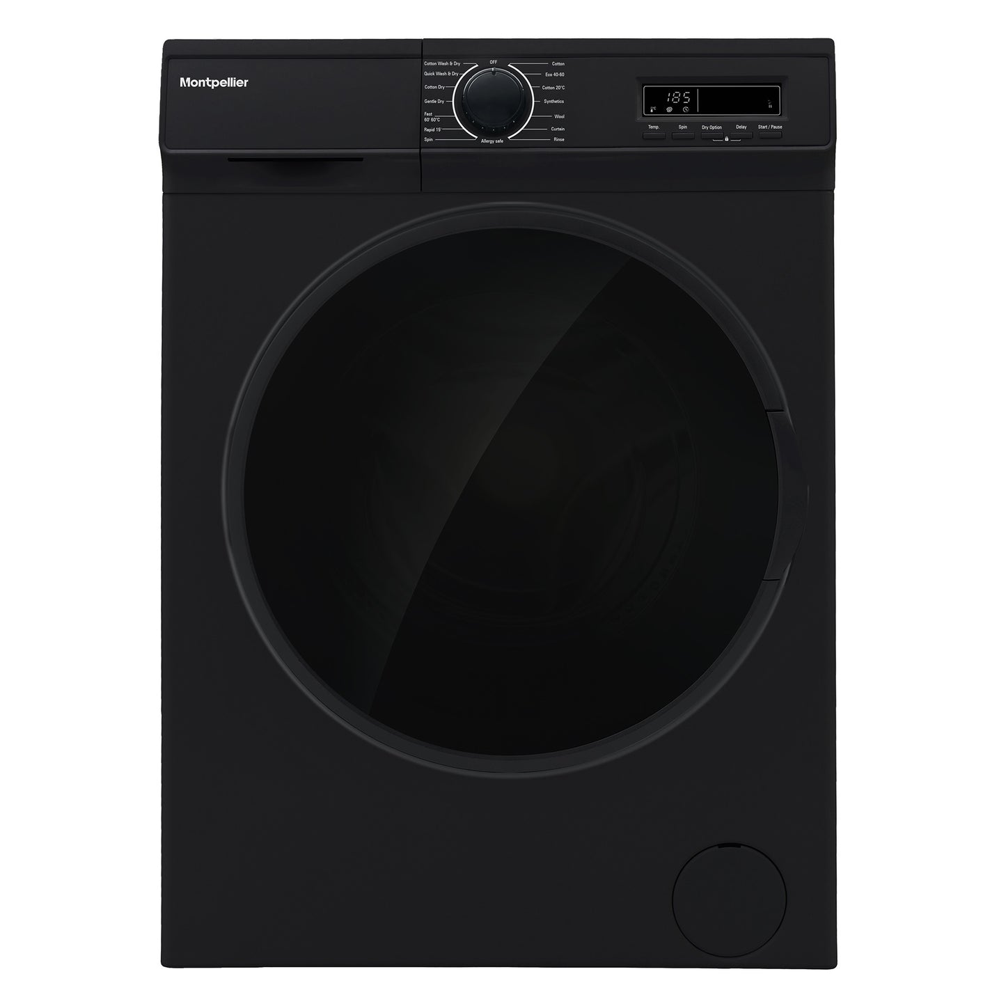 Montpellier MWD7515K BLACK 7KG/5KG 1200RPM WASHER DRYER