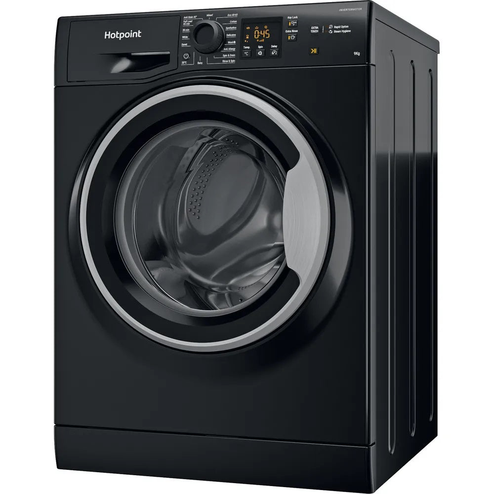 Hotpoint NSWF946BS BLACK ANTI-STAIN 9KG 1400RPM WASHING MACHINE