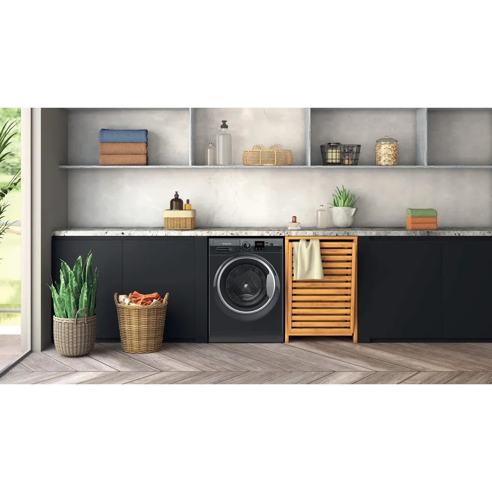 Hotpoint NSWF946BS BLACK ANTI-STAIN 9KG 1400RPM WASHING MACHINE