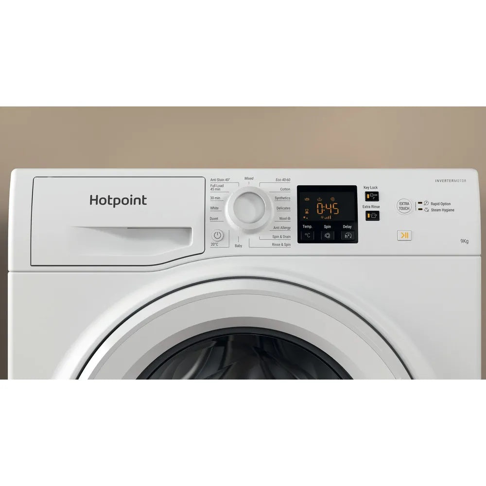 Hotpoint NSWF946W WHITE ANTI-STAIN 9KG 1400RPM WASHING MACHINE