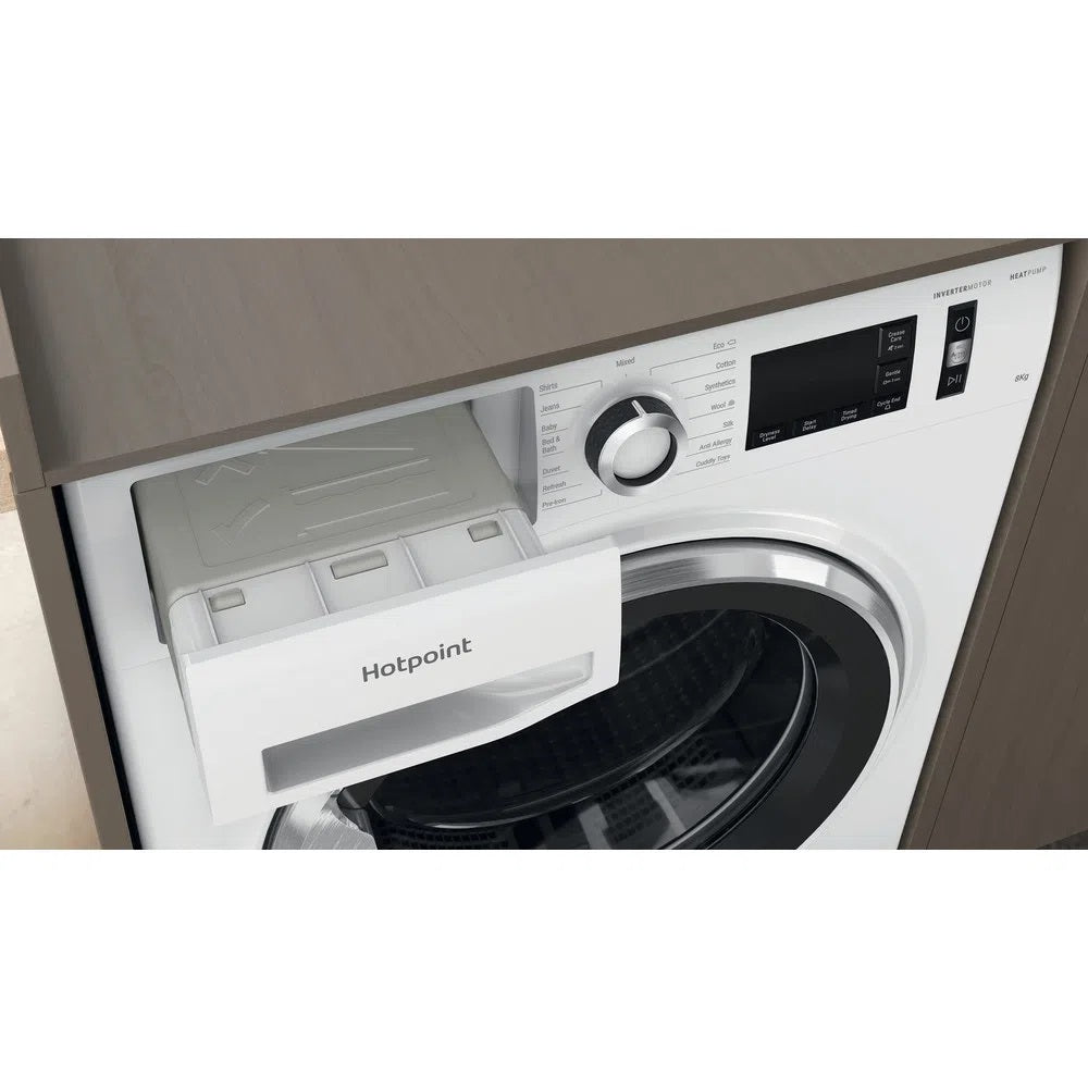 Hotpoint NTM1182XB HOTPOINT ACTIVECARE 8KG HEAT PUMP TUMBLE DRYER