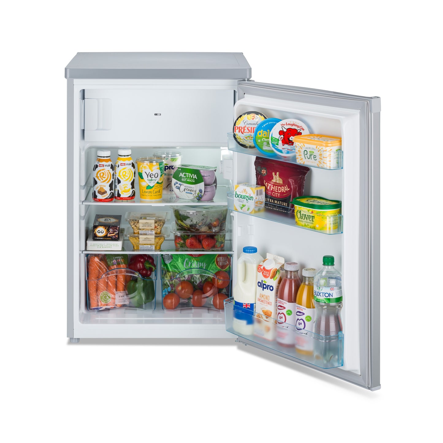 IceKing RHK551ES SILVER 55CM WIDE FRIDGE WITH 4* ICEBOX