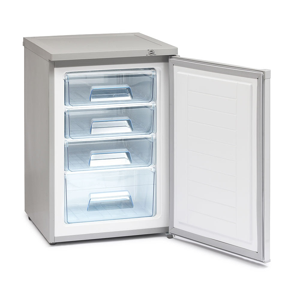 IceKing RHZ552ES ICEKING SILVER 55CM UNDER COUNTER FREEZER